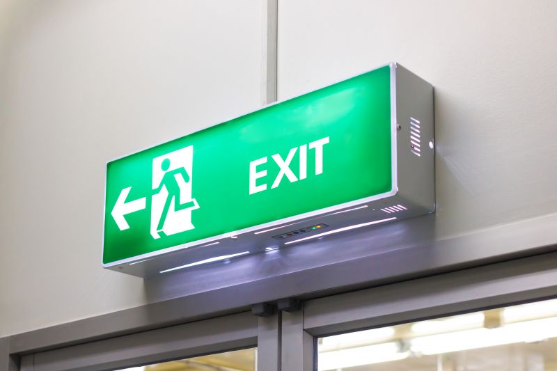 Fire Exit Sign Installation in Alpharetta, GA