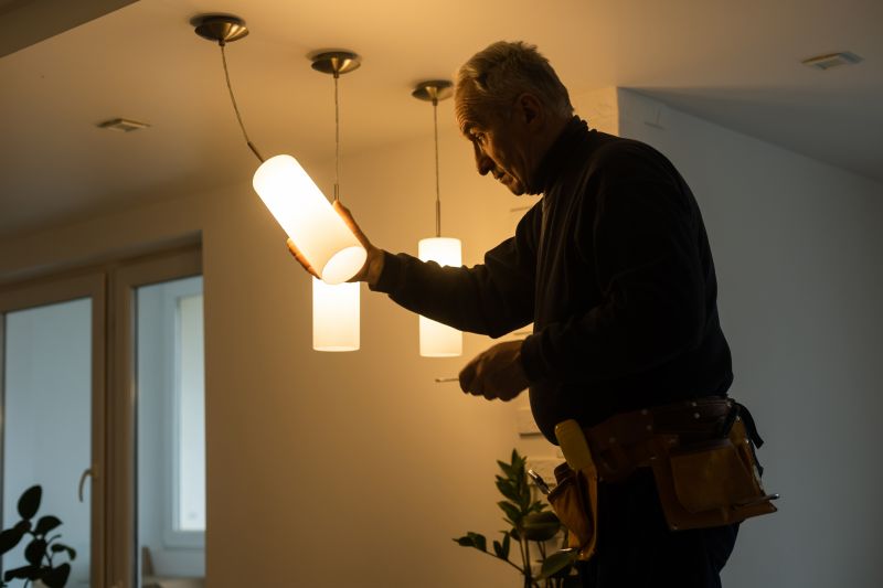 Hanging Light Installation in Alpharetta, GA