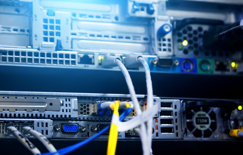 Completed Network Cabling