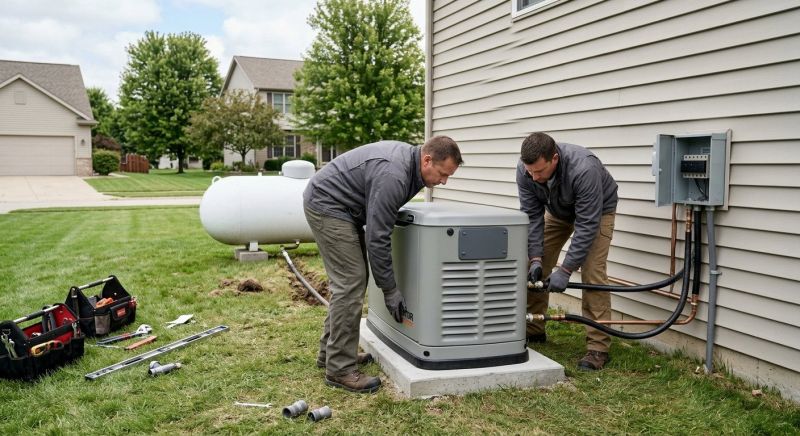 Propane Generator Installation in Conroe, TX
